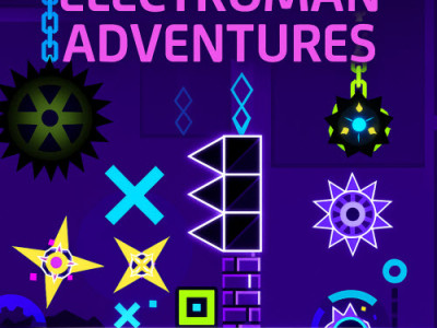 Geometry Dash Electroman Adventures background
