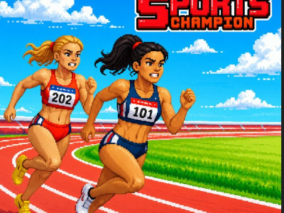 Retro Sports Champion background