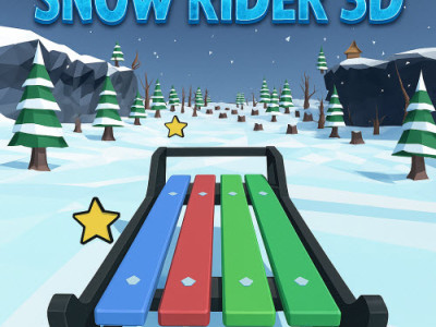 Snow Rider 3D background