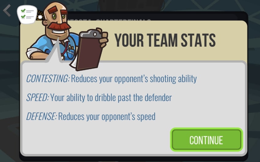 Before each match, players will be reminded of the key points in the Dunk Clash game at geometryliteonline.com by their coach.