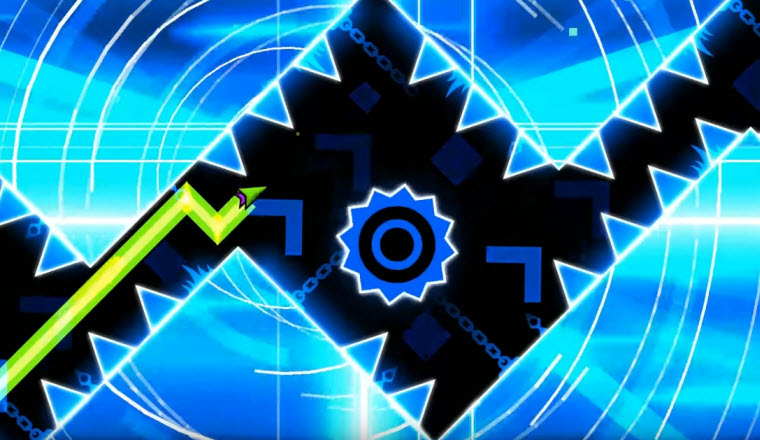 Geometry Dash Wave Screenshot
