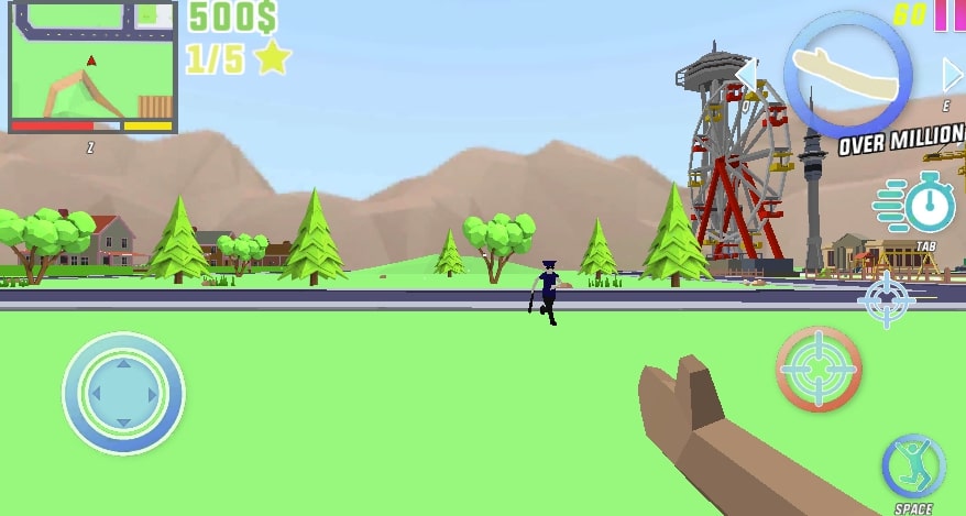 Oh, look, the police are running towards you from afar! - geometryliteonline.com