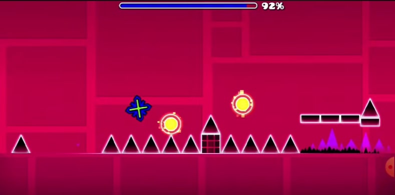 Level can let go in geometry dash game at geometryliteonline.com